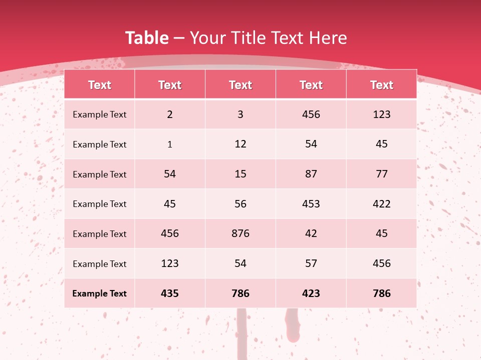 Splat Injury Danger PowerPoint Template