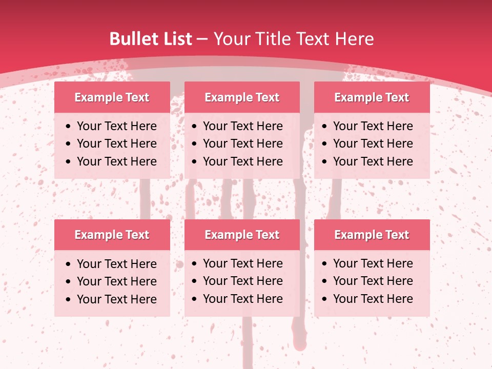 Splat Injury Danger PowerPoint Template