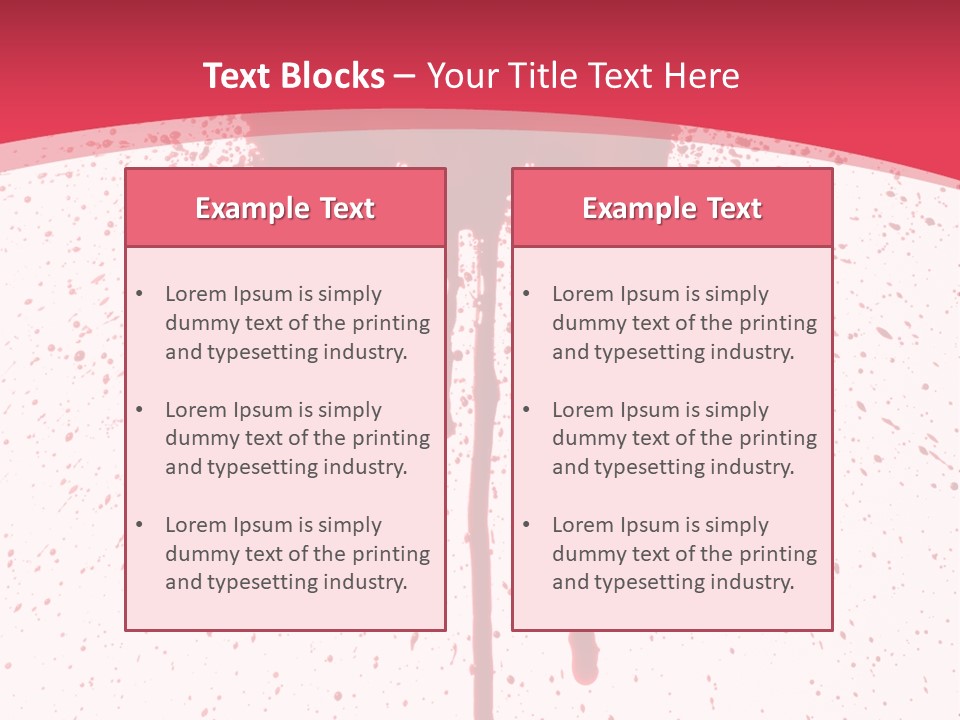 Splat Injury Danger PowerPoint Template