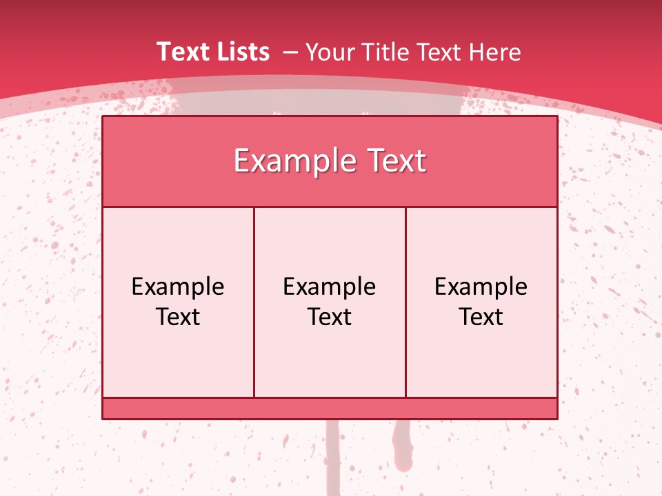 Splat Injury Danger PowerPoint Template