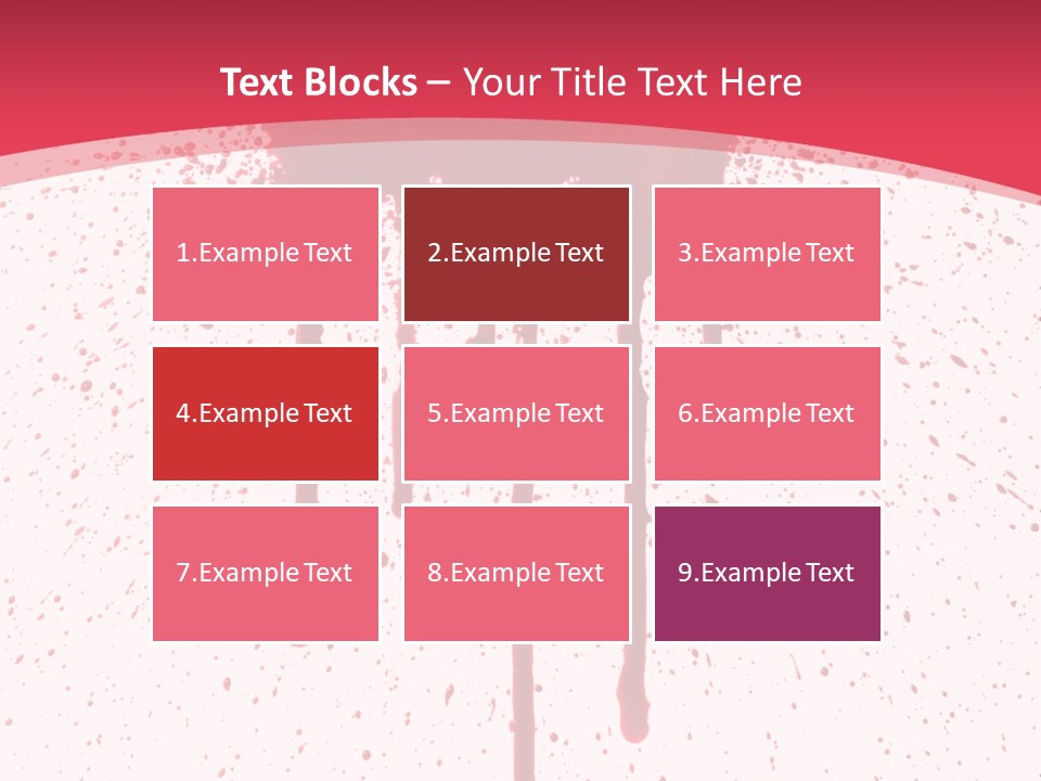 Splat Injury Danger PowerPoint Template