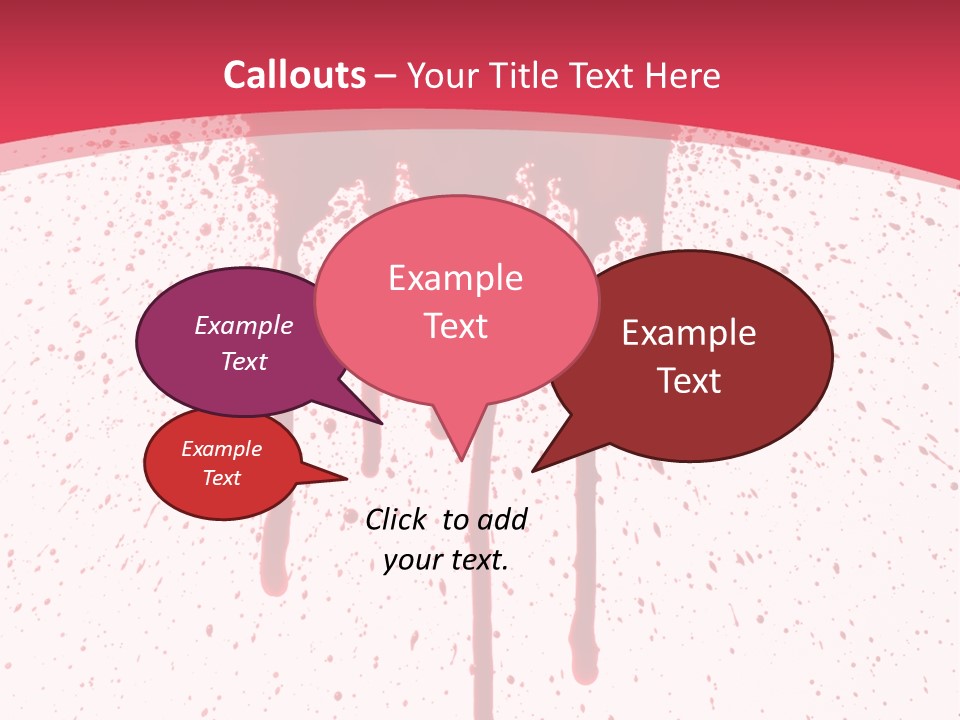 Splat Injury Danger PowerPoint Template