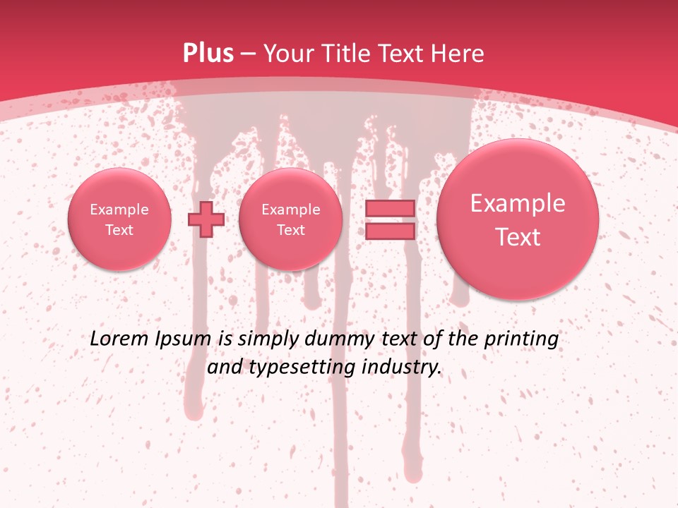 Splat Injury Danger PowerPoint Template