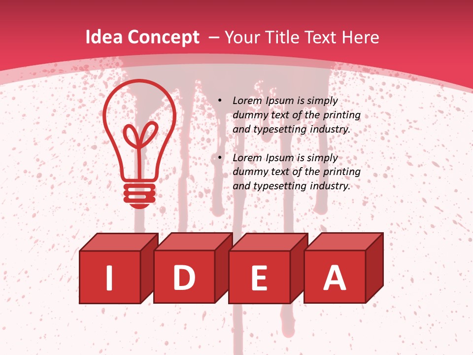 Splat Injury Danger PowerPoint Template