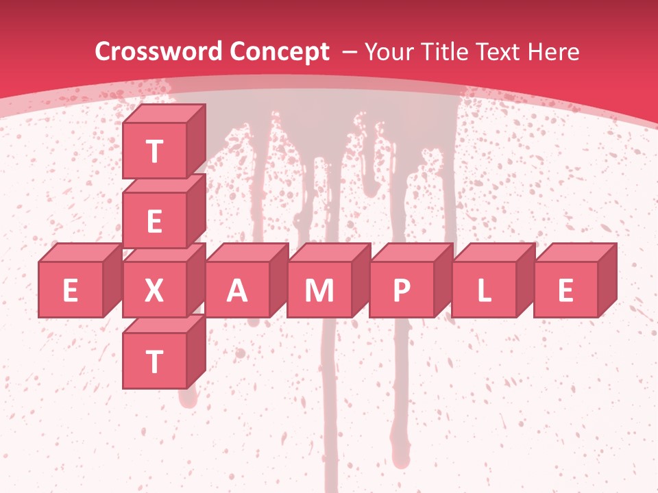 Splat Injury Danger PowerPoint Template