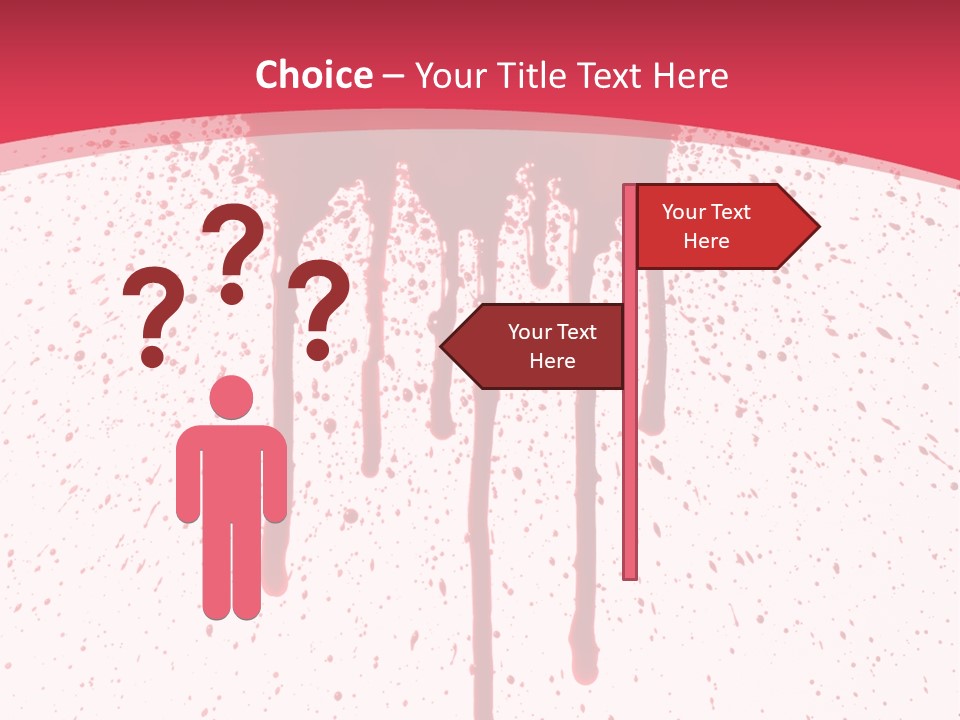 Splat Injury Danger PowerPoint Template