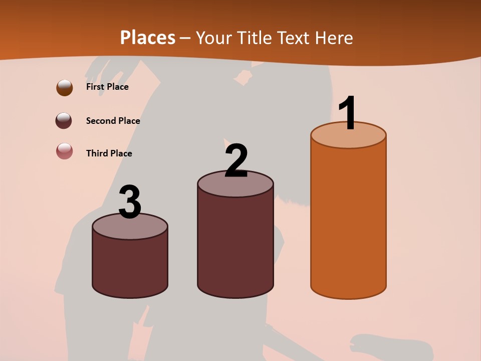 Embrace Sky Girl PowerPoint Template