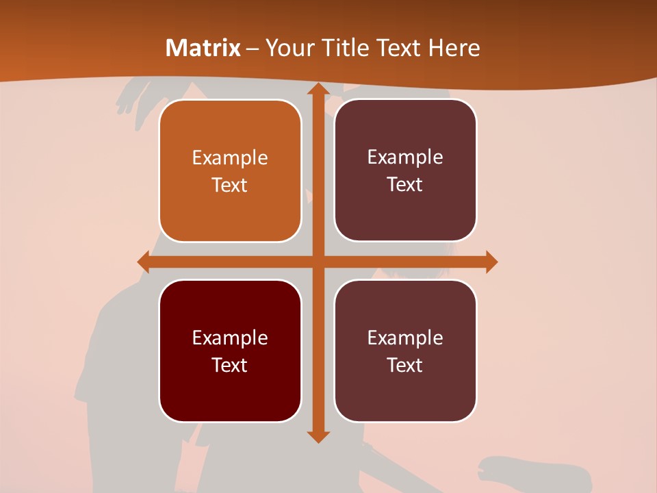 Embrace Sky Girl PowerPoint Template