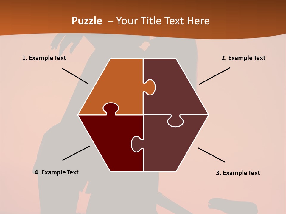 Embrace Sky Girl PowerPoint Template