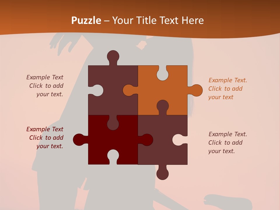 Embrace Sky Girl PowerPoint Template