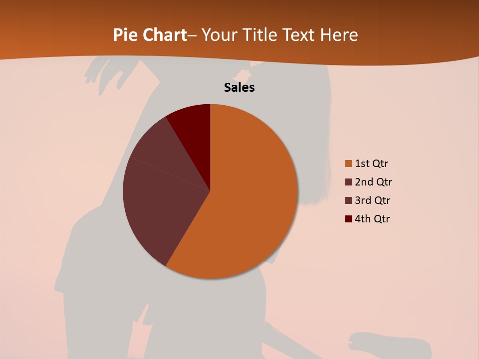 Embrace Sky Girl PowerPoint Template