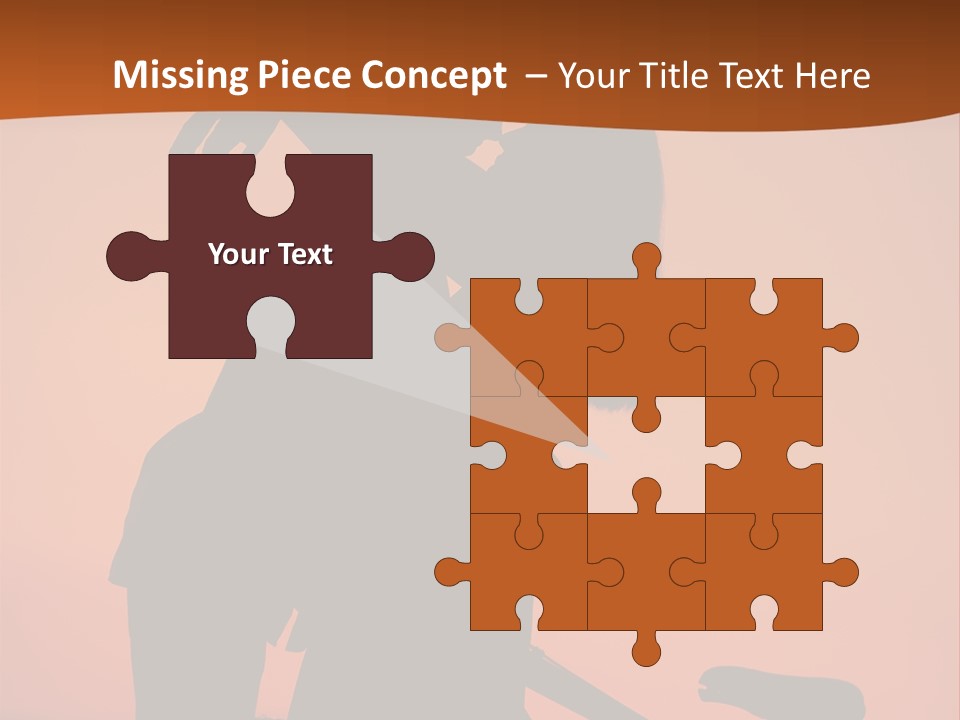 Embrace Sky Girl PowerPoint Template