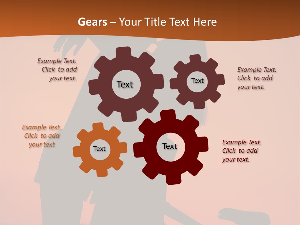 Embrace Sky Girl PowerPoint Template