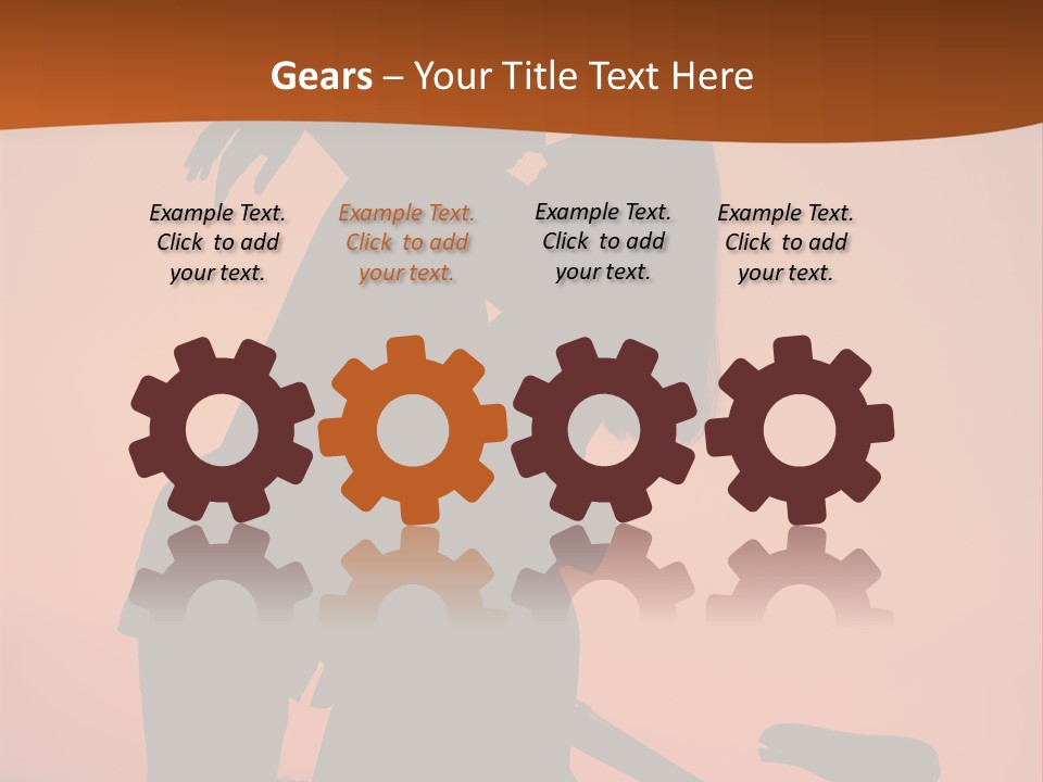 Embrace Sky Girl PowerPoint Template