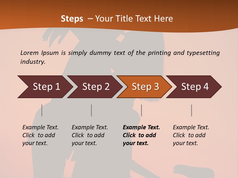Embrace Sky Girl PowerPoint Template