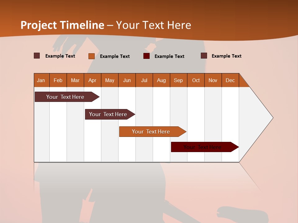 Embrace Sky Girl PowerPoint Template