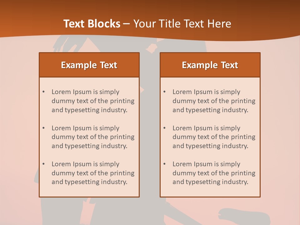 Embrace Sky Girl PowerPoint Template