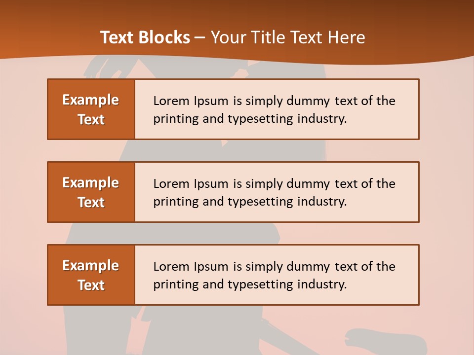 Embrace Sky Girl PowerPoint Template