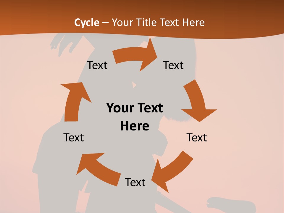 Embrace Sky Girl PowerPoint Template