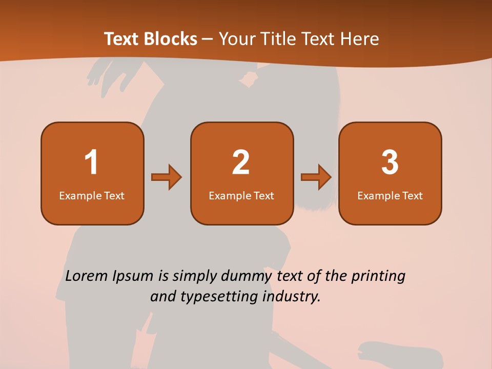 Embrace Sky Girl PowerPoint Template