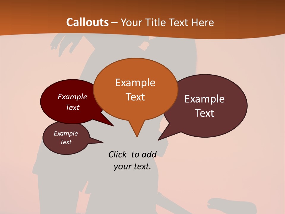 Embrace Sky Girl PowerPoint Template