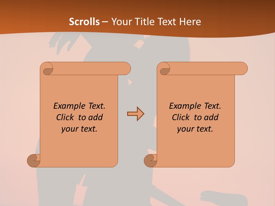 Embrace Sky Girl PowerPoint Template