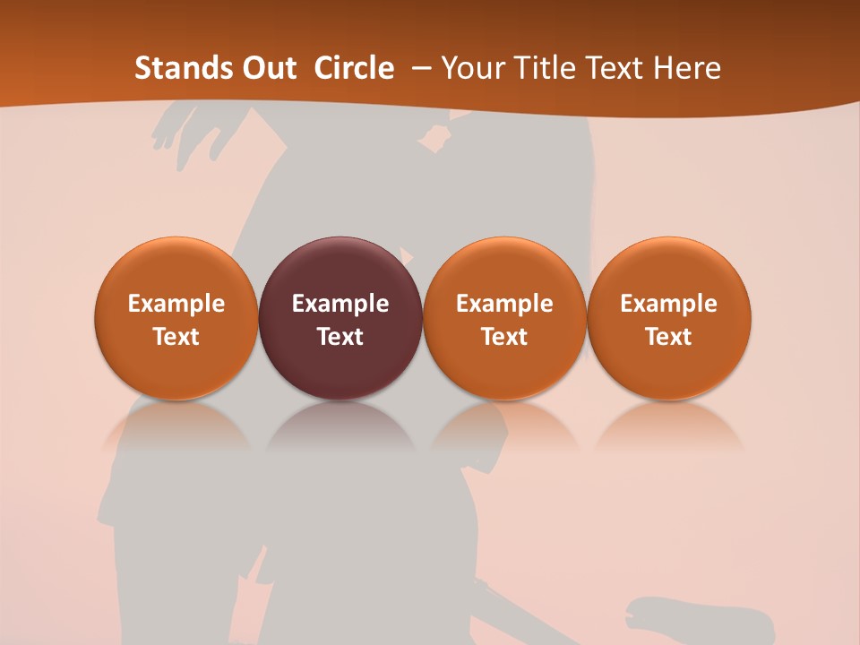 Embrace Sky Girl PowerPoint Template