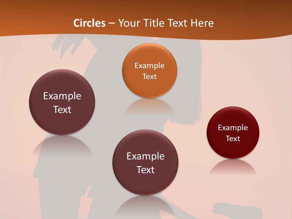 Embrace Sky Girl PowerPoint Template