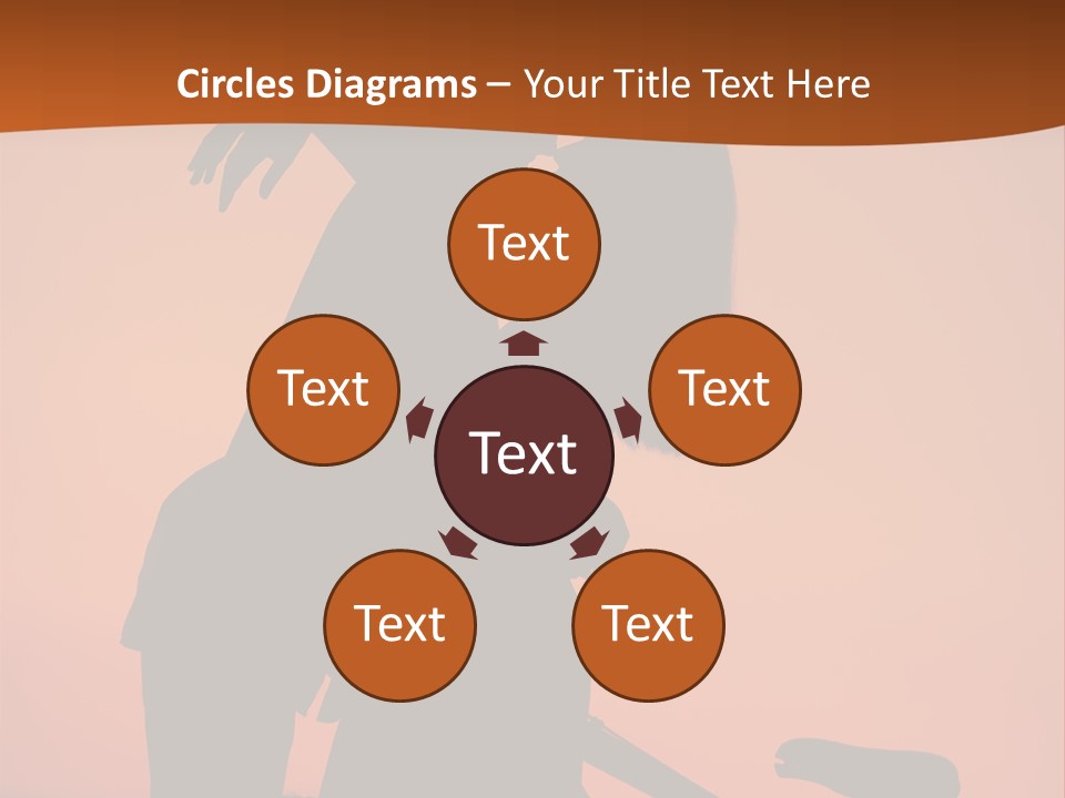 Embrace Sky Girl PowerPoint Template