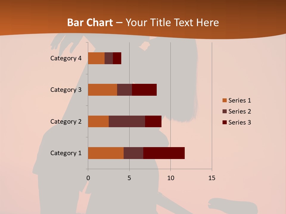 Embrace Sky Girl PowerPoint Template