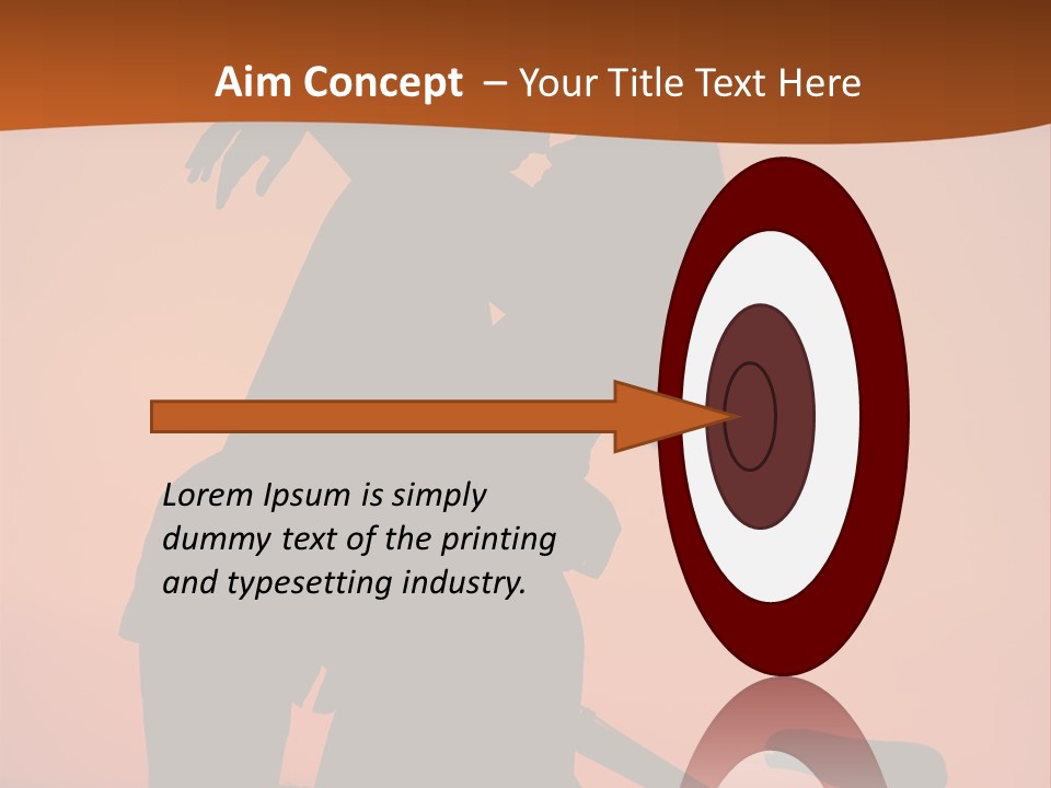 Embrace Sky Girl PowerPoint Template