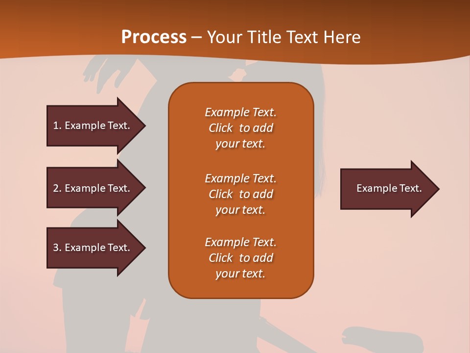 Embrace Sky Girl PowerPoint Template