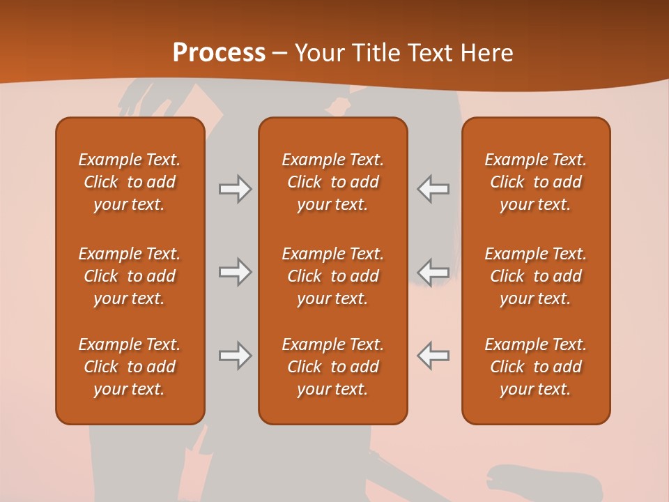 Embrace Sky Girl PowerPoint Template