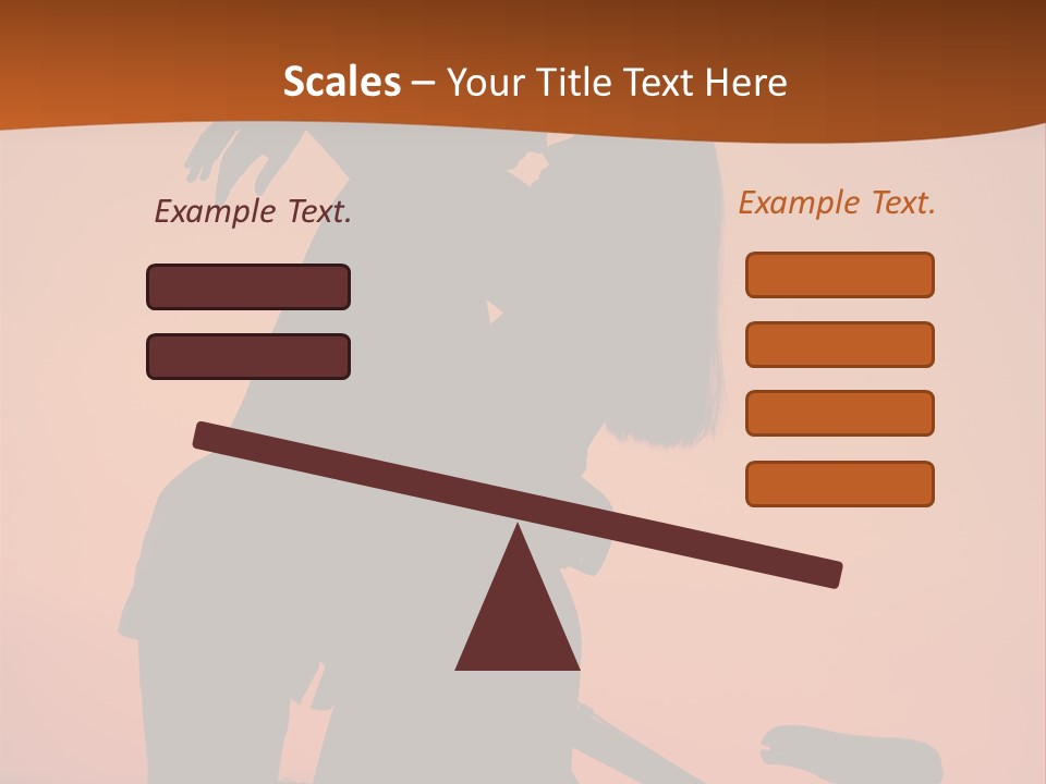 Embrace Sky Girl PowerPoint Template