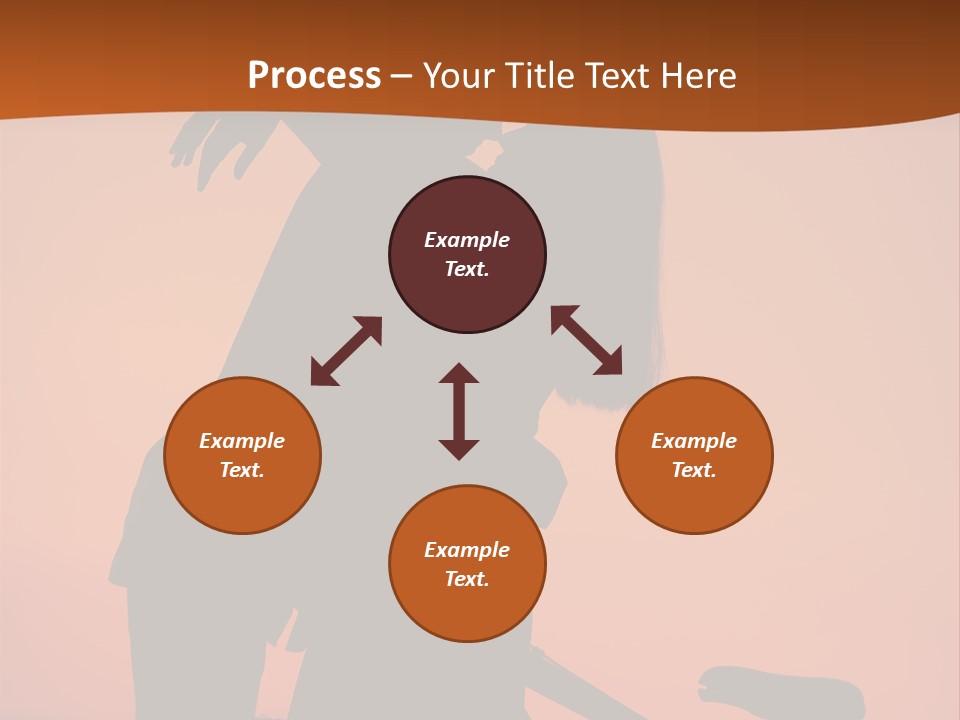 Embrace Sky Girl PowerPoint Template