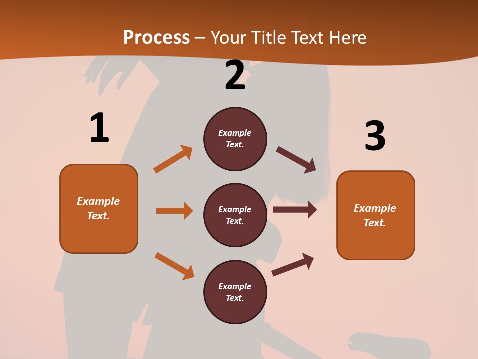 Embrace Sky Girl PowerPoint Template