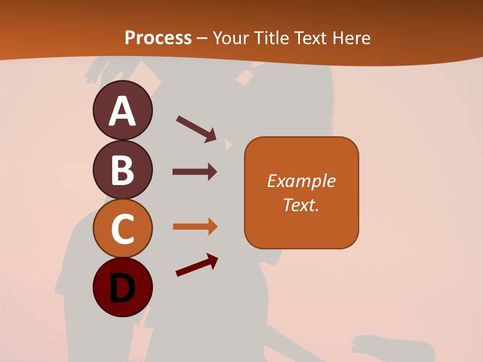 Embrace Sky Girl PowerPoint Template