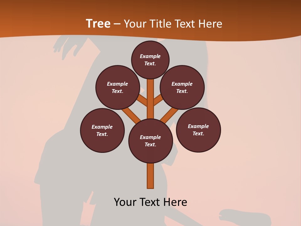 Embrace Sky Girl PowerPoint Template