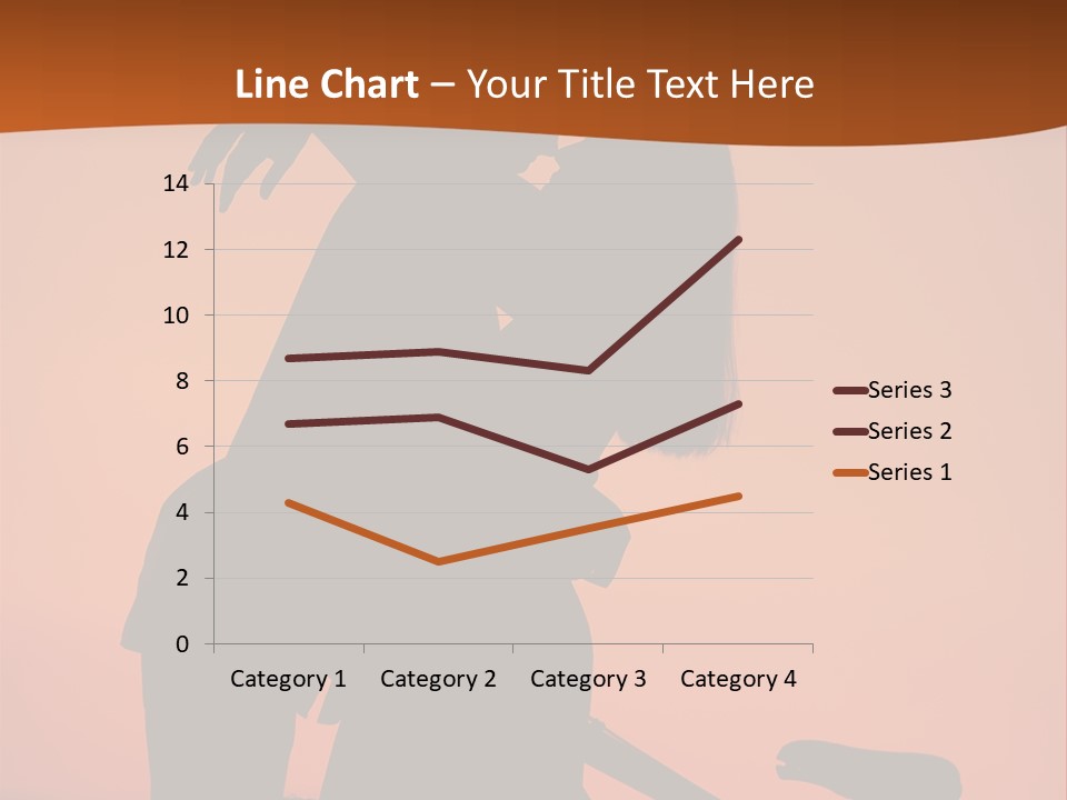 Embrace Sky Girl PowerPoint Template