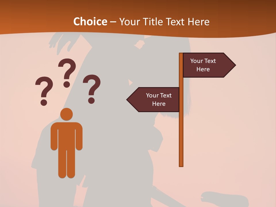 Embrace Sky Girl PowerPoint Template