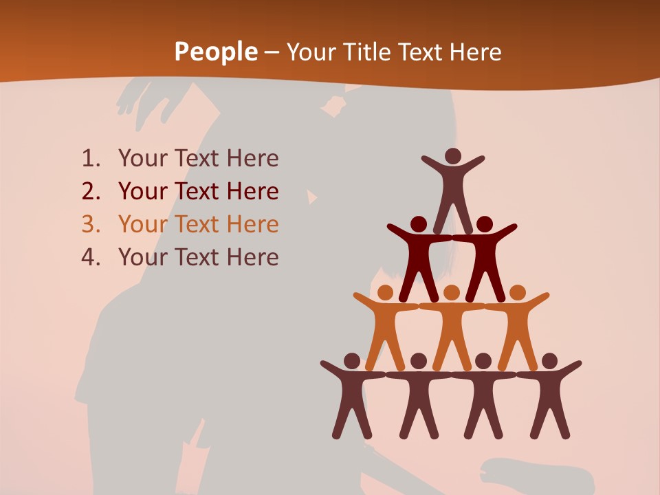 Embrace Sky Girl PowerPoint Template