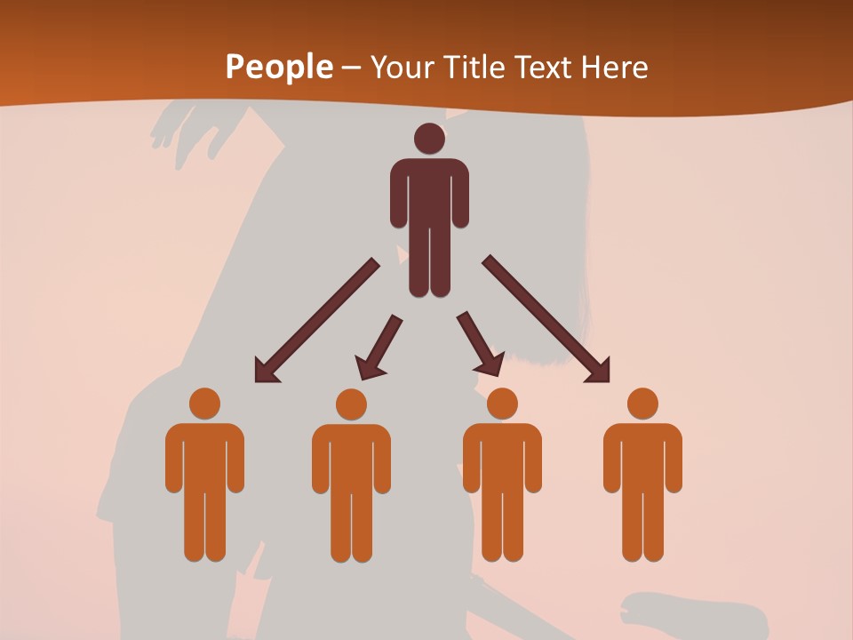 Embrace Sky Girl PowerPoint Template