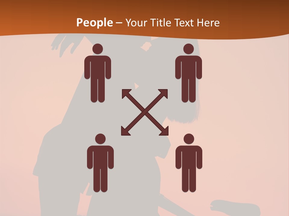 Embrace Sky Girl PowerPoint Template