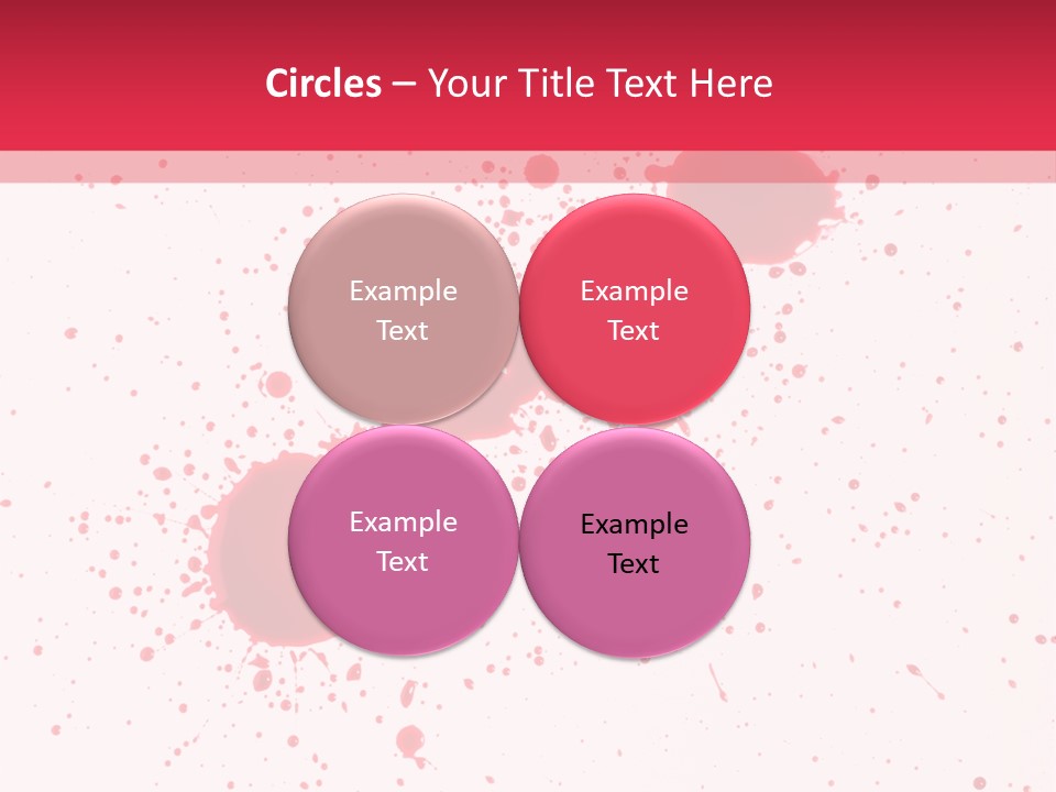 Injury Spill Inkblot PowerPoint Template