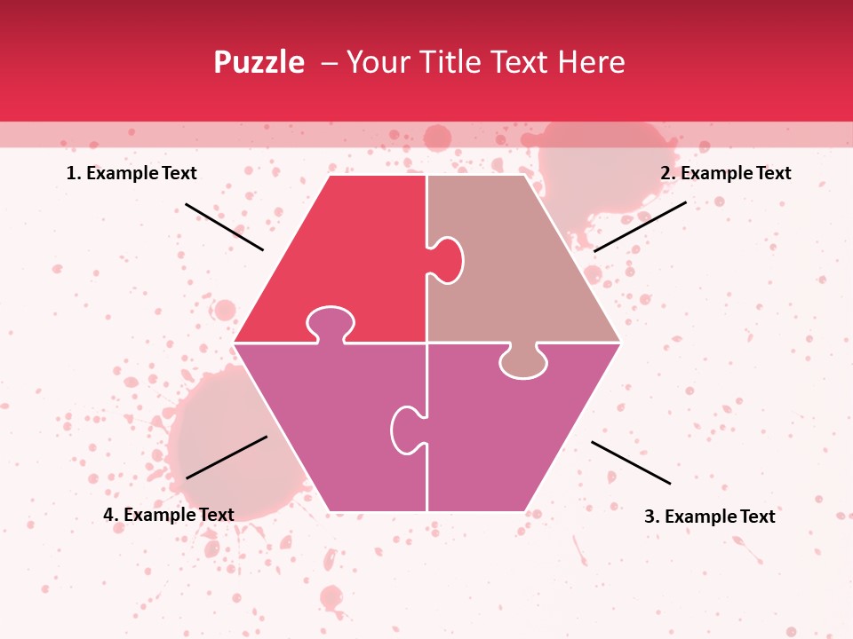 Injury Spill Inkblot PowerPoint Template