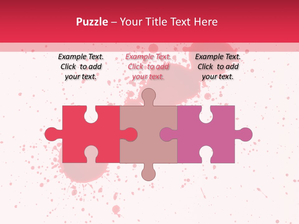 Injury Spill Inkblot PowerPoint Template