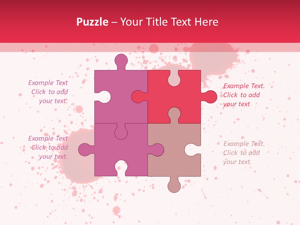 Injury Spill Inkblot PowerPoint Template