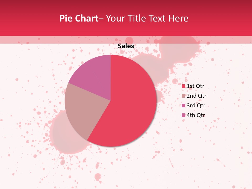 Injury Spill Inkblot PowerPoint Template