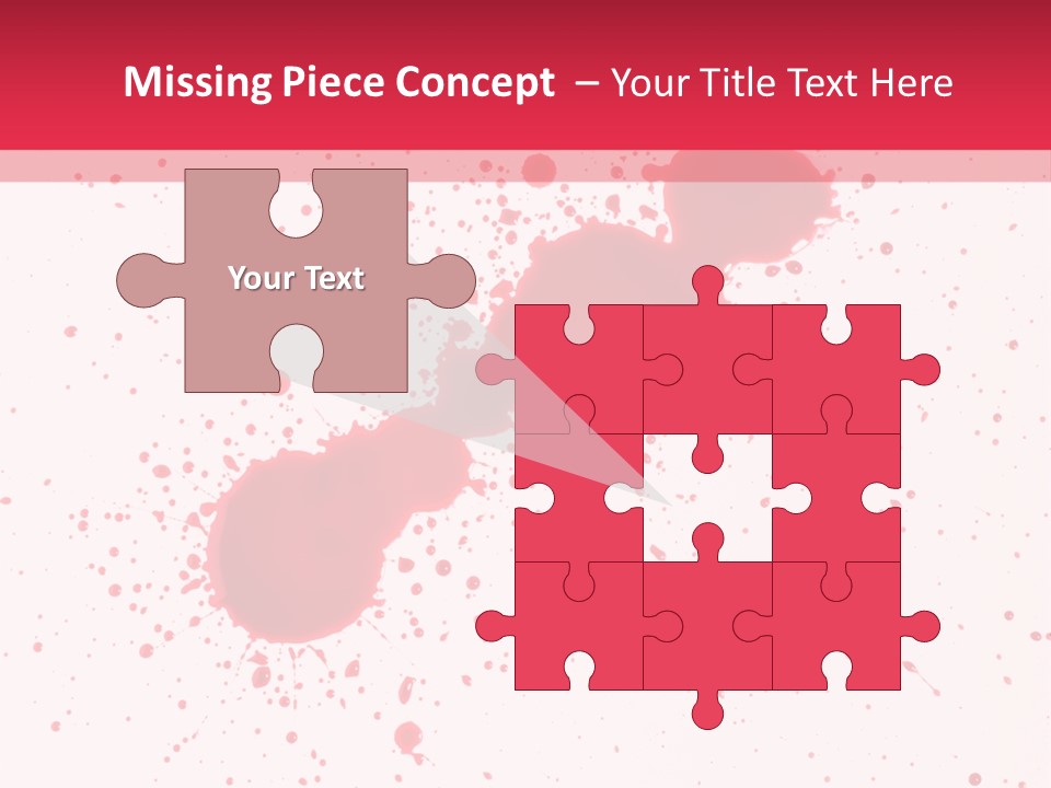 Injury Spill Inkblot PowerPoint Template