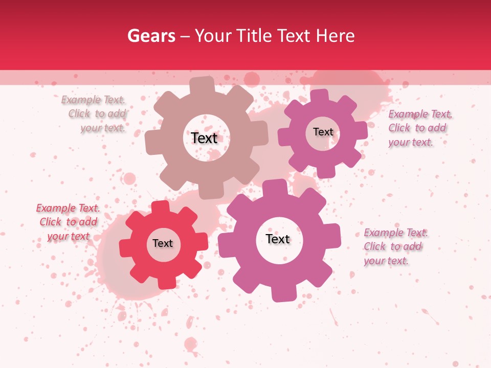 Injury Spill Inkblot PowerPoint Template